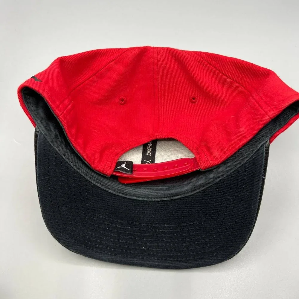 Air Jordan Wings Hat Men Red‎ Black Jumpman Bred Snap Back Cap